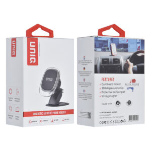 UNIQ Accessory Magnetic 360 Degree Rotatable Dashboard Phone Holder
