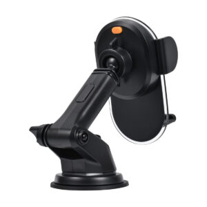 360 Grad drehbarer Armaturenbrett- und Windschutzscheiben-Handyhalter - Schwarz