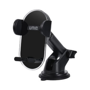 UNIQ Accessory 360 Grad drehbarer Armaturenbrett- & Windschutzscheiben-Telefonhalter - Schwarz